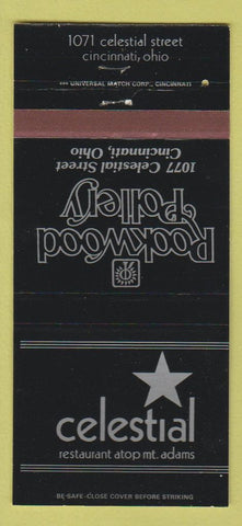 Matchbook Cover - Celestial Restaurant Rockwood Pottery Cincinnati OH 30 Strike