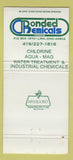 Matchbook Cover - Cronded Chemicals Lima OH Chlorine  30 Strike