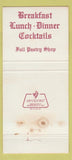 Matchbook Cover - Big Ben Restaurant Coral Gables FL 30 Strike