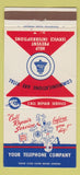 Matchbook Cover - Bell Telephone Repair Service 30 Strike