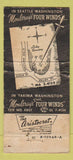 Matchbook Cover - Moultray's Four Winds Yakima WA WORN 30 Strike