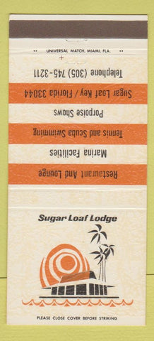 Matchbook Cover - Sugar Loaf Lodge Sugar Loaf Key FL 30 Strike
