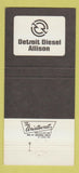 Matchbook Cover - General Diesel and Equipment Hibbing MN 30 Strike