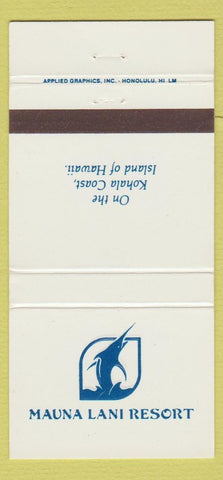 Matchbook Cover - Mauna Lani Resort Kohala Hawaii 30 Strike