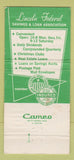 Matchbook Cover - Lincoln Federal Savings and Loan Hyattsville MD 30 Strike