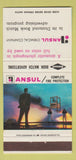 Matchbook Cover - Ansul Chemical Fire Protection Diamond Match 30 Strike