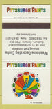 Matchbook Cover - Pittsburgh Paints Sudbury ON Warehouse Decorating 30 Strike