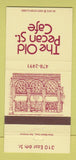Matchbook Cover - Old Pecan St Cafe Austin TX 30 Strike