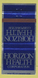 Matchbook Cover - Horizon Health Corp 30 Strike