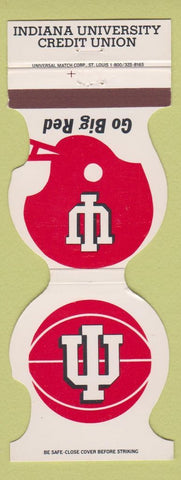 Matchbook Cover - Indiana Hoosiers Football Basketball Credit Union 1985