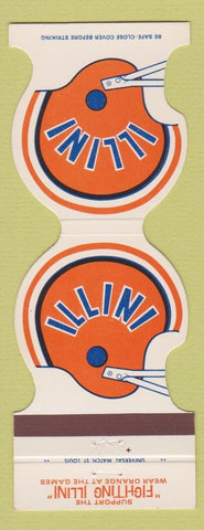 Matchbook Cover - Illinois Illini Football 1981 Bank of Champaign IL