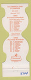 Matchbook Cover - Illinois Illini Football 1981 Bank of Champaign IL