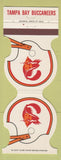 Matchbook Cover - Tampa Bay Buccaneers Football 1980 McCoy CU Orlando FL