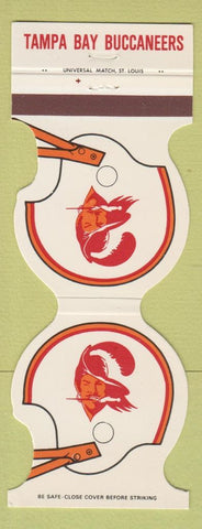 Matchbook Cover - Tampa Bay Buccaneers Football 1980 McCoy CU Orlando FL