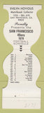 Matchbook Cover - San Francisco 49ers Football 1979 Match Collector