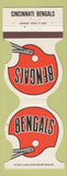 Matchbook Cover - Cincinnati Bengals Football 1979