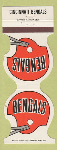 Matchbook Cover - Cincinnati Bengals Football 1979