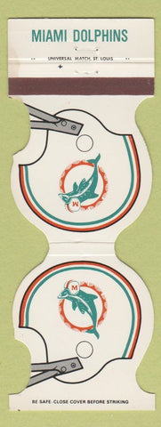 Matchbook Cover - Miami Dolphins Football 1979