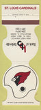 Matchbook Cover - St Louis Cardinals Football 1981 Bank Belleville IL