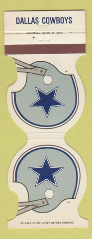 Matchbook Cover - Dallas Cowboys Football 1981 Ettco Wire Ridgewood NY