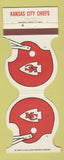 Matchbook Cover - Kansas City Chiefs Football American National Bank 1982