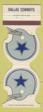 Matchbook Cover - Dallas Cowboys Football 1981 Ettco Wire Ridgewood NY WEAR