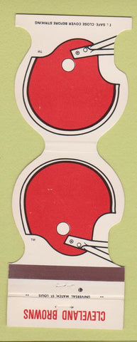 Matchbook Cover - Cleveland Browns Football #2