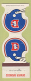 Matchbook Cover - Denver Broncos Football 1981 Town House Fort Collins Colorado
