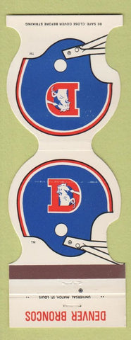 Matchbook Cover - Denver Broncos Football 1981 Town House Fort Collins Colorado