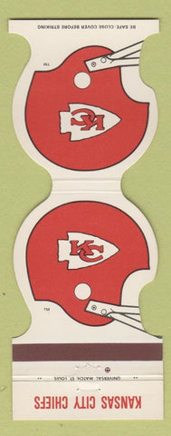 Matchbook Cover - Kansas City Chiefs Football 1982 American National Bank