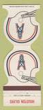 Matchbook Cover - Houston Oilers Football 1981 Souvenirs Houston TX