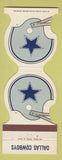 Matchbook Cover - Dallas Cowboys Football 1981 Ettco Wire Ridgewood NY