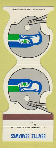 Matchbook Cover - Seattle Seahawks Football 1981 Fisher Enterprises
