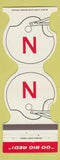 Matchbook Cover - Nebraska Cornhuskers Football 1986 Bank LaVista NE