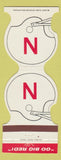 Matchbook Cover - Nebraska Cornhuskers Football 1984 Fairbury State Bank NE