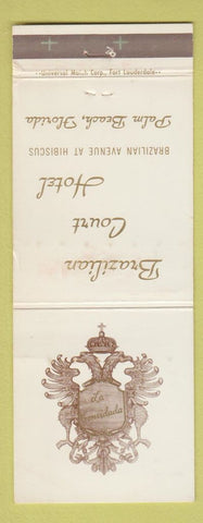 Matchbook Cover - Brazilian Court Hotel Palm Beach FL WEAR