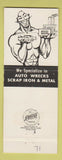 Matchbook Cover - Heggie Auto Wrecking Iron Metal Dorchester MA WEAR