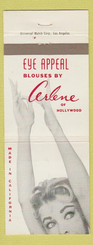 Matchbook Cover - Arlene Women's Clothes girlie Hollywood CA