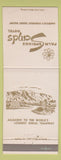 Matchbook Cover - Palm Springs Sands Hotel CA