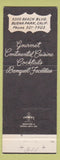 Matchbook Cover - Edgebrook Inn Buena Park CA