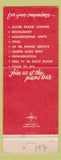 Matchbook Cover - Rep's Ribs Manchester Motel Fresno CA