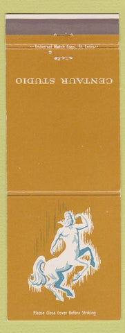 Matchbook Cover - Centaur Studio Advertising Art St Louis MO