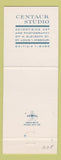 Matchbook Cover - Centaur Studio Advertising Art St Louis MO