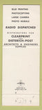 Matchbook Cover - American Blueprint Seattle WA