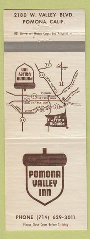 Matchbook Cover - Pomona Valley Inn Pomona CA