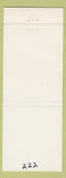 Matchbook Cover - Cabana Motel Panama City FL