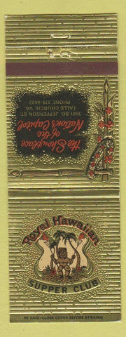 Matchbook Cover - Royal Hawaiian Supper Club Falls Church VA