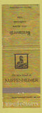 Matchbook Cover - Kuppenheimer Men's Clothes Bentworth Tulsa OK