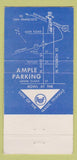 Matchbook Cover - Red Fox Den 4th Street Bowling San Jose CA AMF 30 Strike