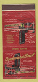 Matchbook Cover - Boulevard Bowling Long Beach CA WEAR 30 Stick